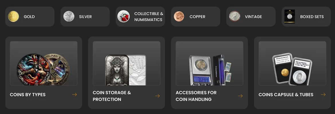 Coins Range Captain Chest Bullion