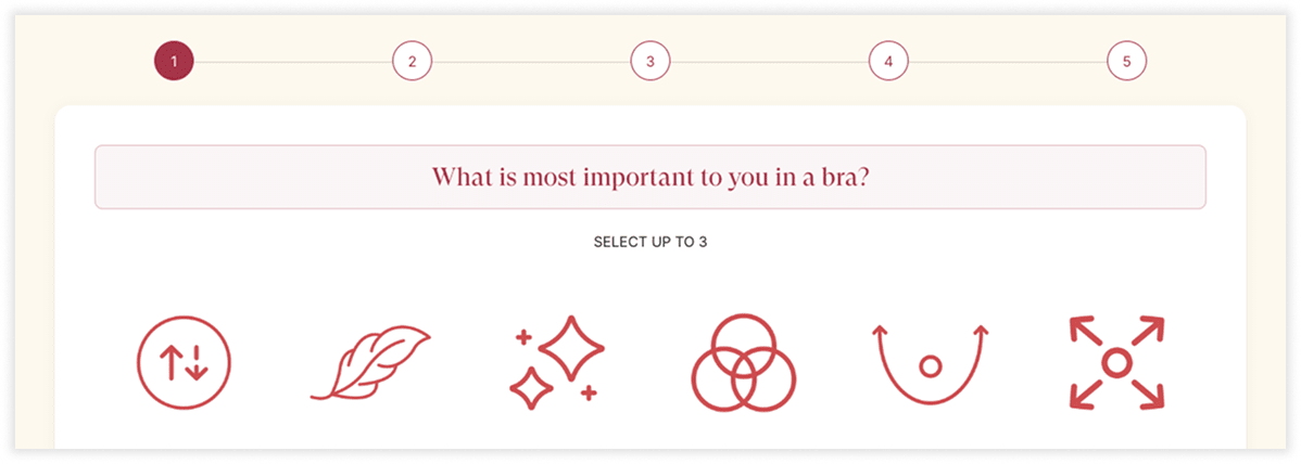 Springrose bra preference user form